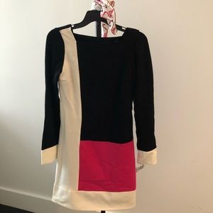 NWT INC colorblock dress